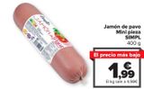 Oferta de Jamón de pavo Mini pieza SIMPL por 1,99€ en Carrefour