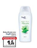 Oferta de Body milk aloe vera SIMPL Choice  por 1,35€ en Carrefour