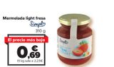 Oferta de Mermelada light fresa SIMPL por 0,69€ en Carrefour