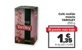 Oferta de Café molido mezcla YAROLEY por 1,35€ en Carrefour