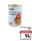 Oferta de Albóndigas en salsa SIMPL por 1,16€ en Carrefour