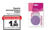 Oferta de Esponja desmaquilladora FUSSY  por 1,5€ en Carrefour