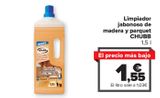 Oferta de Limpiador jabonoso de madera y parquet CHUBB  por 1,55€ en Carrefour