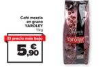 Oferta de Café mezcla en grano YAROLEY por 5,9€ en Carrefour