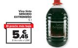 Oferta de Vino tinto SEÑORÍO EXTREMEÑO por 5,45€ en Carrefour