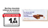 Oferta de Barritas de chocolate con galleta y caramelo por 1,64€ en Carrefour