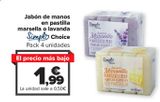 Oferta de Jabón de manos en pastillas Marsella o lavanda SIMPL Choice  por 1,99€ en Carrefour