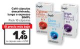 Oferta de Café cápsulas descafeinado, lungo o expresso SIMPL por 1,49€ en Carrefour