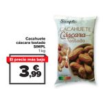 Oferta de Cacahuete cáscara tostado SIMPL por 3,99€ en Carrefour