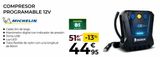 Oferta de Compresor de aire Michelin por 44,95€ en Feu Vert