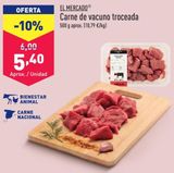 Oferta de Carne de vacuno para guisar por 5,4€ en ALDI