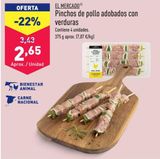 Oferta de Pinchos de pollo por 2,65€ en ALDI
