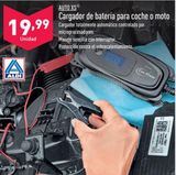 Oferta de Cargador de batería para coche por 19,99€ en ALDI