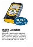 Oferta de Medidor láser Tres por 94,63€ en Coinfer