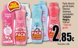 Oferta de Pack ahorro gel de baño Intense distintas variedades Tulipán Negro por 2,85€ en Unide Supermercados