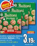 Oferta de Piccolinis congelados distintas variedades Buitoni por 3,95€ en Unide Supermercados
