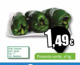 Oferta de Pimiento verde  por 1,49€ en Unide Supermercados