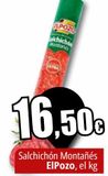 Oferta de Salchichón Montañes ElPozo por 16,5€ en Unide Supermercados
