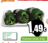Oferta de Pimiento verde por 1,49€ en Unide Market