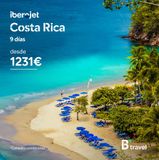 Oferta de Iber jet Costa Rica  9 días  desde  1231€  *Consulta condiciones  1000  B travel   por 1231€ en B The travel Brand