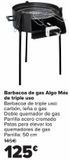 Oferta de Barbacoa a gas Algo Más de triple uso por 125€ en Carrefour