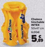 Oferta de Chaleco hinchable INTEX por 5,89€ en Carrefour