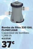 Oferta de Bomba de filtro 330 FLOWCLEAR por 37€ en Carrefour