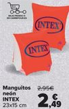Oferta de Manguitos neón INTEX  por 2,49€ en Carrefour