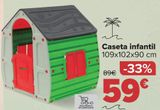 Oferta de Caseta infantil  por 59€ en Carrefour