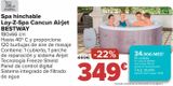 Oferta de Spa hinchable Lay-Z Spa Cancun Airjet BESTWAY  por 349€ en Carrefour