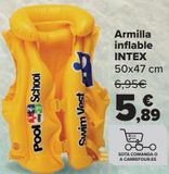 Oferta de Chaleco hinchable INTEX  por 5,89€ en Carrefour
