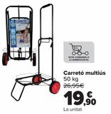 Oferta de Carrito multiuso  por 19,9€ en Carrefour