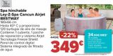 Oferta de Spa hinchable Laz-Z-Spa Cancun Airjet BESTWAYy por 349€ en Carrefour