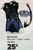 Oferta de Set buceo  por 25€ en Carrefour