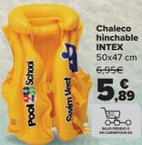 Oferta de Chaleco hinchable INTEX  por 5,89€ en Carrefour
