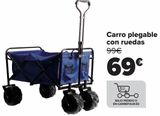 Oferta de Carro plegable con ruedas por 69€ en Carrefour