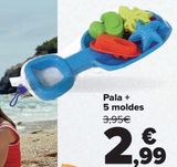 Oferta de Pala + 5 moldes  por 2,99€ en Carrefour