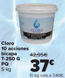 Oferta de Cloro 10 acciones bicapa T-250 G PQ por 37€ en Carrefour