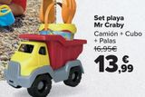 Oferta de Set playa Mr Craby  por 13,99€ en Carrefour