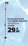 Oferta de Ducha para jardín con trípode regulable  por 29,9€ en Carrefour
