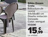 Oferta de Sillón Dream Creta por 15,99€ en Carrefour