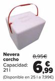 Oferta de Nevera corcho  por 6,99€ en Carrefour