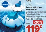 Oferta de Robot eléctrico Tornado F1 por 119€ en Carrefour
