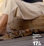 Oferta de Pantalón culotte con lino  por 17,99€ en Carrefour