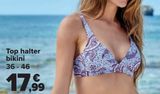 Oferta de Top halter bikini  por 17,99€ en Carrefour