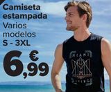 Oferta de Camiseta estampada  por 6,99€ en Carrefour