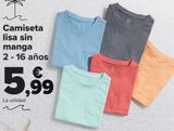Oferta de Camiseta lisa sin manga  por 5,99€ en Carrefour