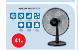 Oferta de Ventiladores Ufesa por 41€ en Milar