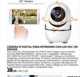 Oferta de Cámara IP Denver por 5,9€ en Coferdroza