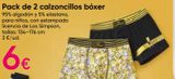 Oferta de Calzoncillos por 6€ en Pepco
